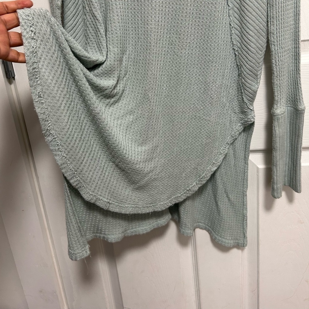 Free People Sage Ribbed Tunic Top - Picture 6 of 7